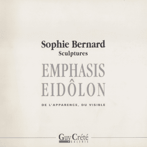 Catalogue de l'exposition Emphasis Eidolon